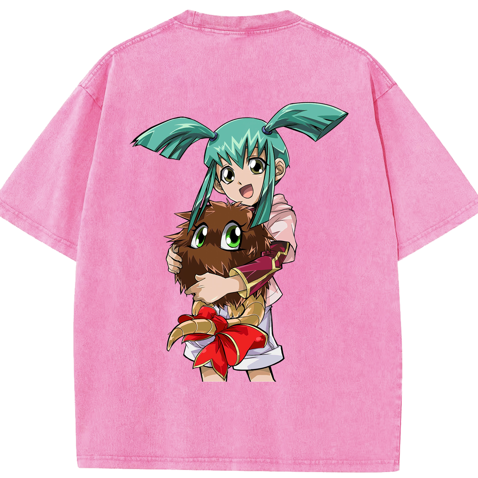 （画像用） 遊☆戯☆王 Yu-Gi-Oh! 綿100% ヴィンテージ風 半袖Tシャツ（背面プリント）